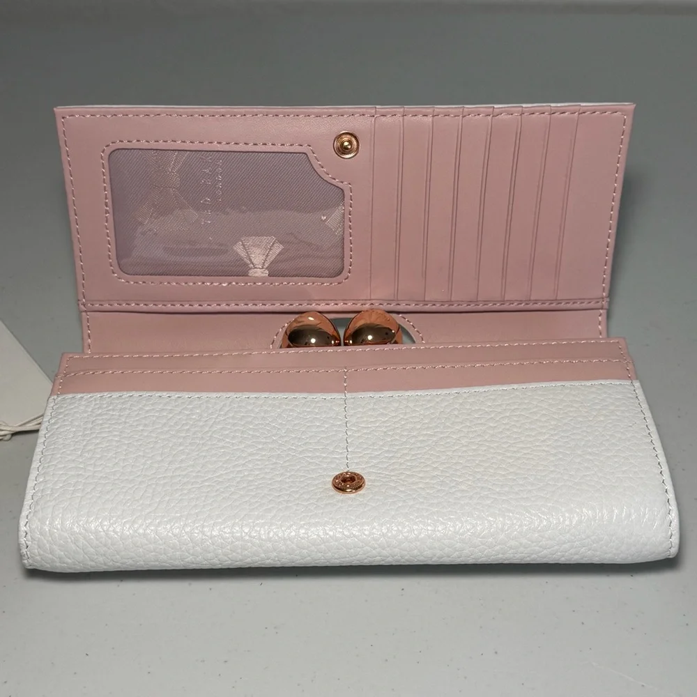 NWT Ted Baker Muscovy Bobble Matinee Textured Leather Wallet - Picture 8 of 10